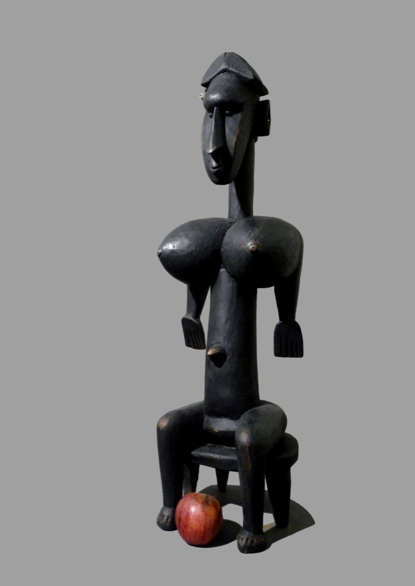 Large Cubist Statue Bambara Nyeleni Mali 