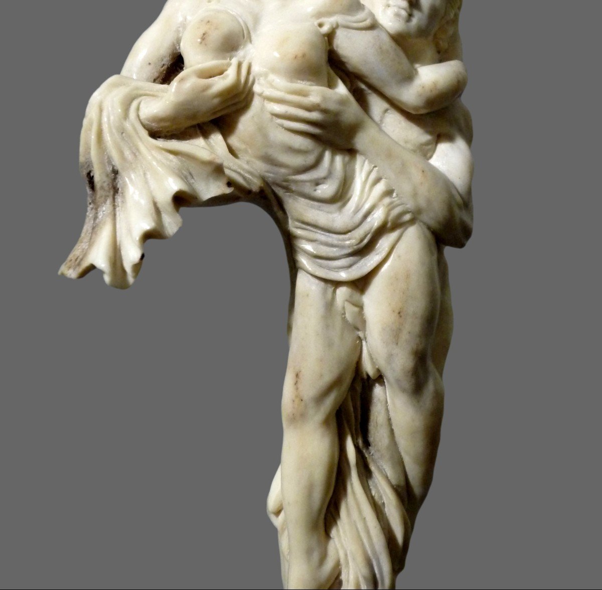 Sculpture érotique En Corne , Statue De Marin, Curiosités, Erotica .-photo-3