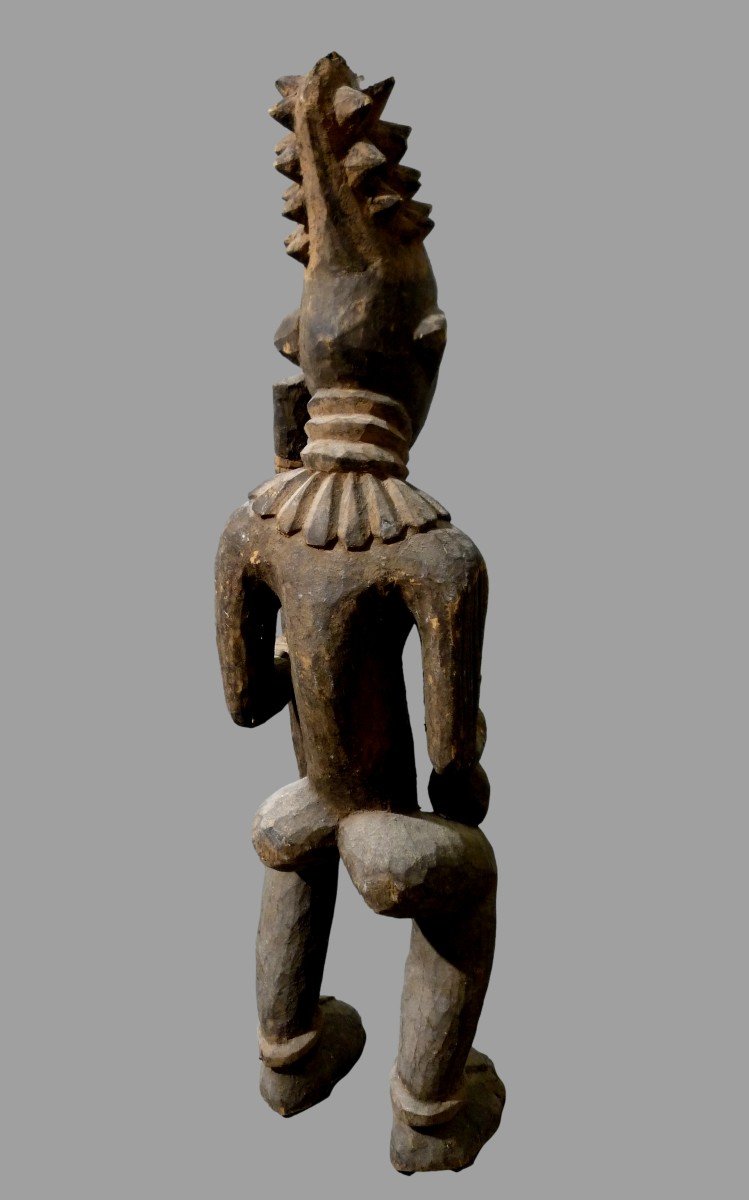 Statue de shaman Bamoun Cameroun -photo-3