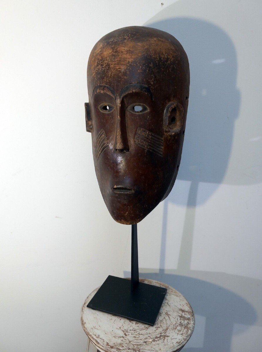 Lwena Mask, Luvale Or Lovale Mbunda, Angola Zambia Or Zaire-photo-3