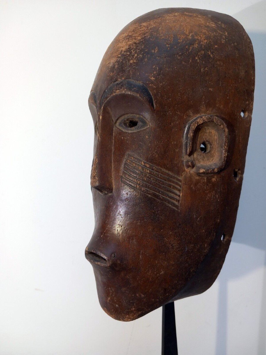 Lwena Mask, Luvale Or Lovale Mbunda, Angola Zambia Or Zaire-photo-4