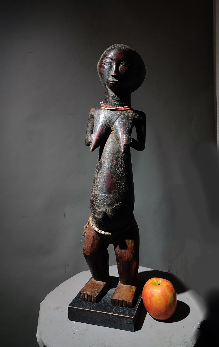 Large Luba Female Statue.