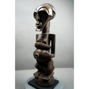 Grande Statue Songye Cubisante