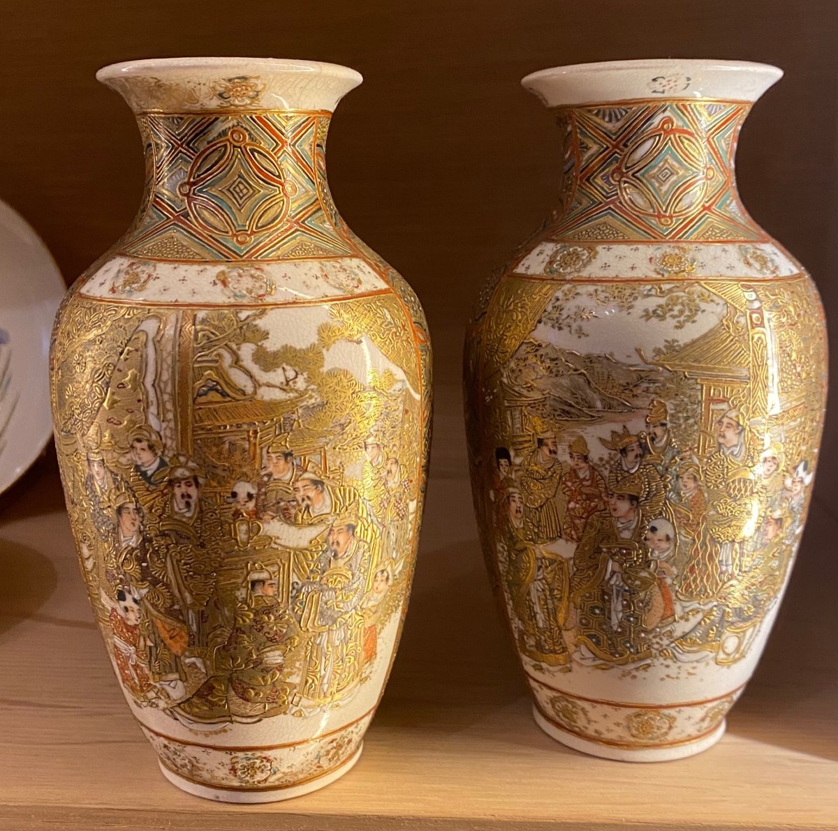 Pair Of Japanese Vases