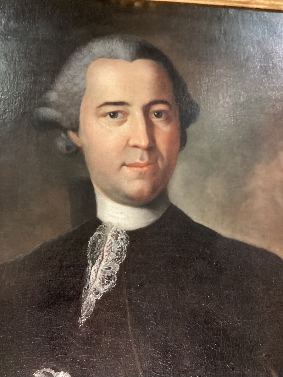 Portrait Of An 18th Century Gentleman Of German Origin, Coevan Frame-photo-3