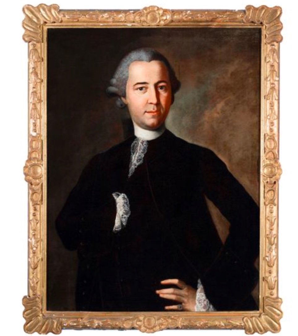 Portrait Of An 18th Century Gentleman Of German Origin, Coevan Frame