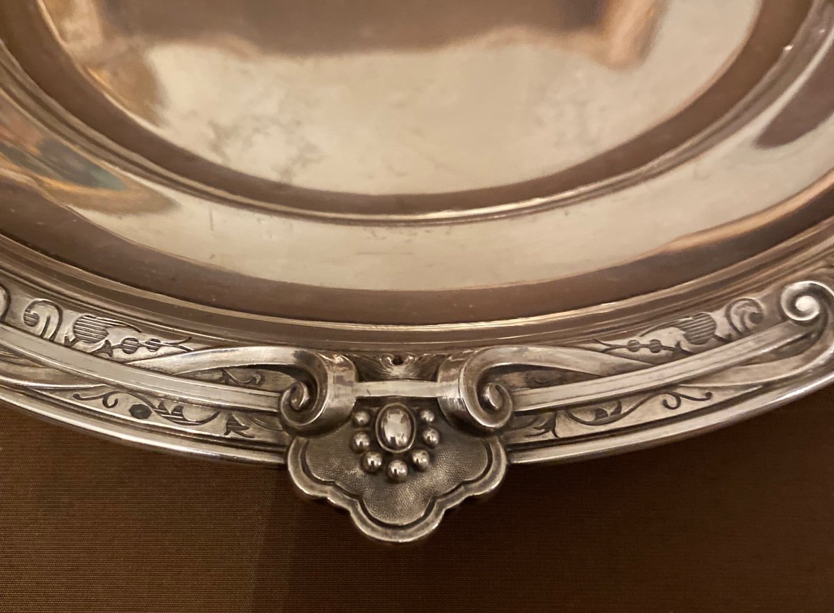 Pairs Of Odio Perforated Silver Plates, From The Rothschild Family-photo-4