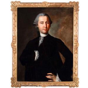 Portrait Of An 18th Century Gentleman Of German Origin, Coevan Frame