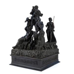 Sculpteur Italien Du XIXe/xxe Siècle  Taureau Farnèse Ou Supplizio Di Dirce  Bronze 