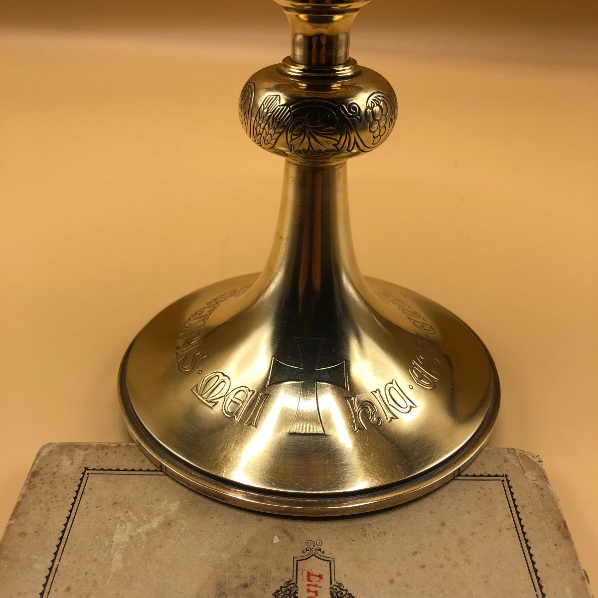 Liturgical Chalice In Fine Silver From The 19th Century -photo-1