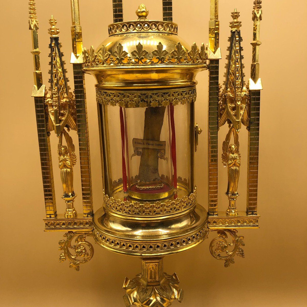 Gilt Bronze Reliquary Of St. Thomas Of Canterbury-photo-3