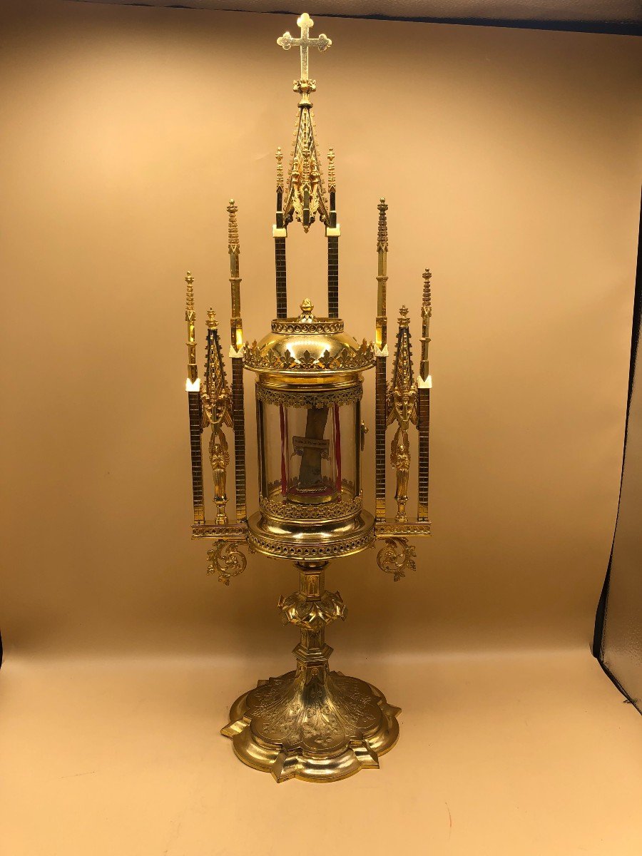 Gilt Bronze Reliquary Of St. Thomas Of Canterbury