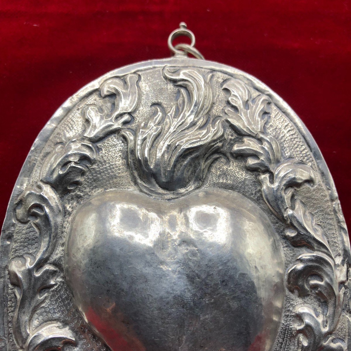 Silver Embossed Reliquary Of The Rosary Of St. Philip Neri-photo-3