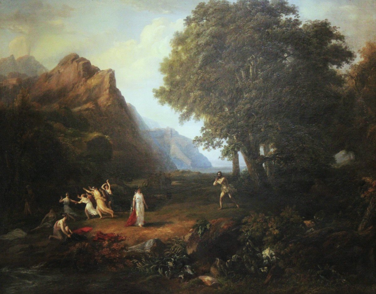 Ulysses And Nausicaa On The Island Of The Phaeacians | Oil On Canvas