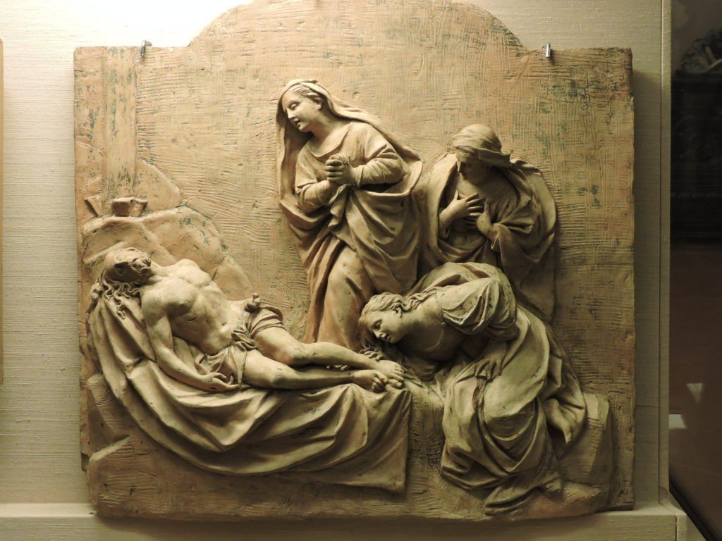 Bruno Boari (1896-1964) Lamentation - Bronze Medallion In Relief-photo-1