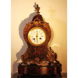 Horloge De Table De Type Boulle, époque Napoléon III .