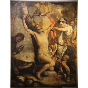 The Martyrdom Of Saint Bartholomew Italian School, 17th Century From A Model By J. De Ribera