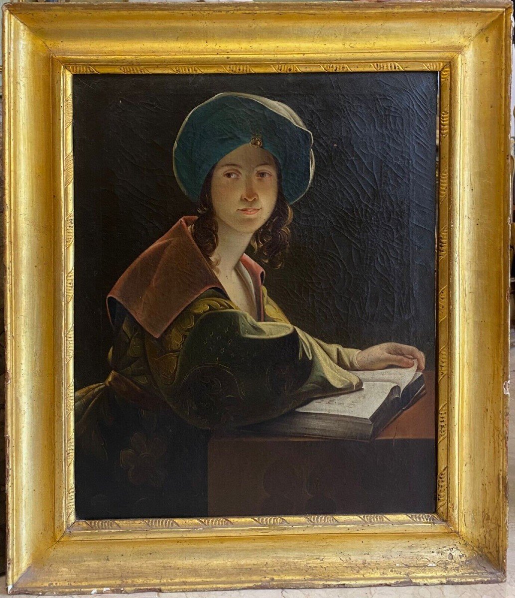 La Sibylle Tiburtina, huile sur toile du début du XIXe siècle.