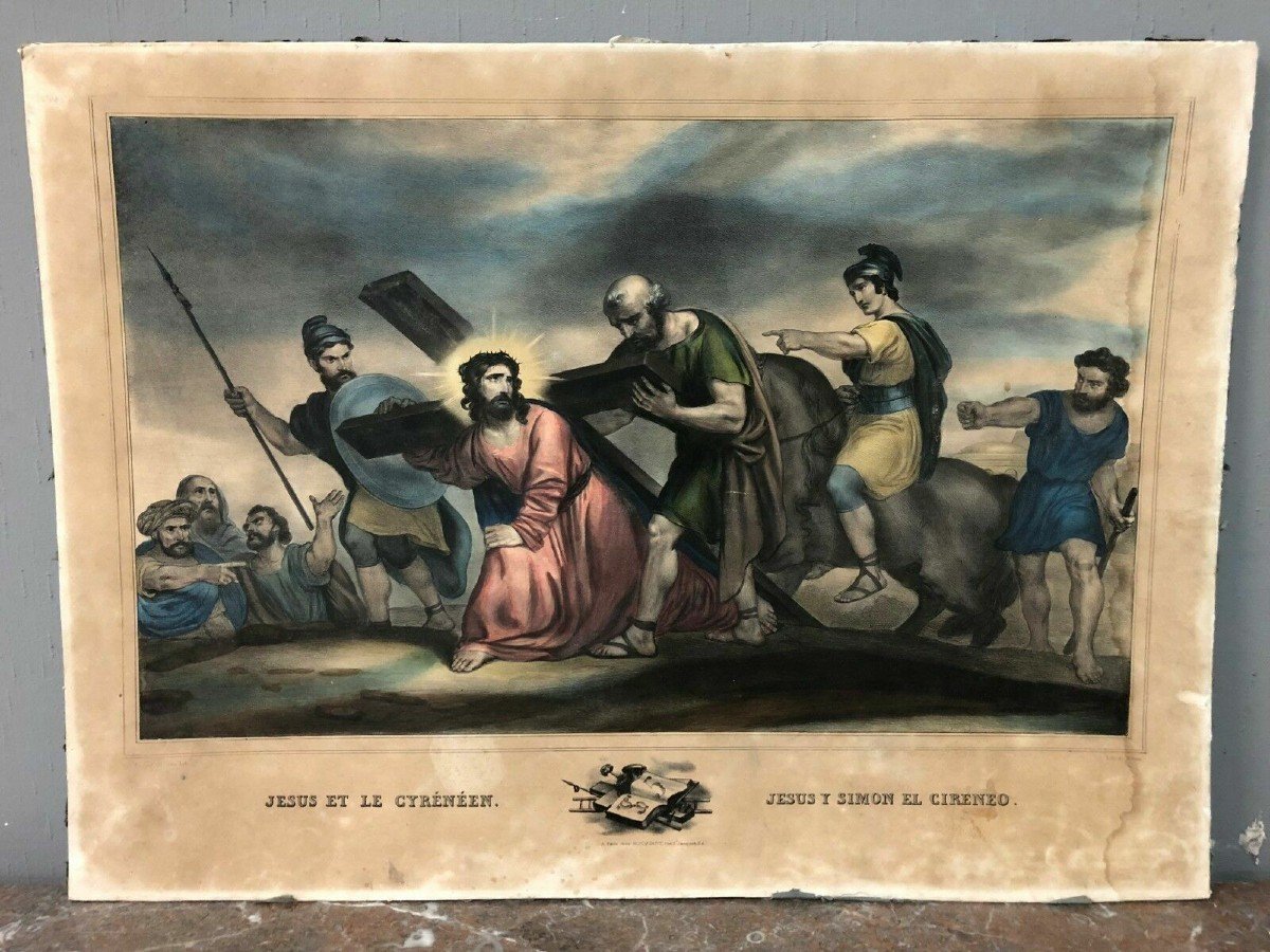 Watercolor Prints Depicting The 13 Stations Of The Cross-photo-5