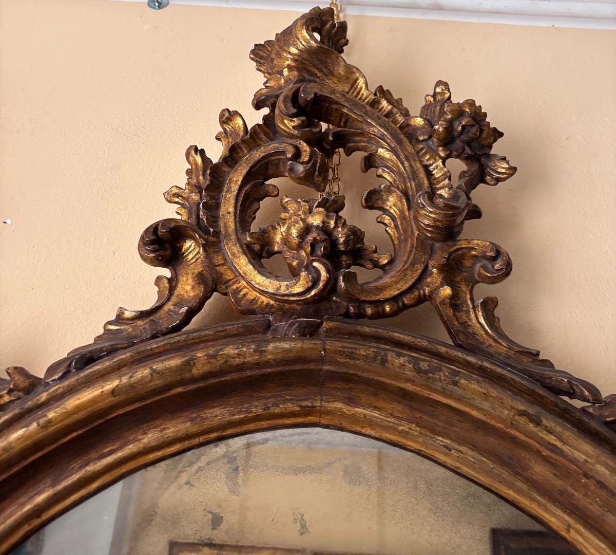 Louis XV Style Mirror, Sicily, Second Half Of The 18th Century-photo-2