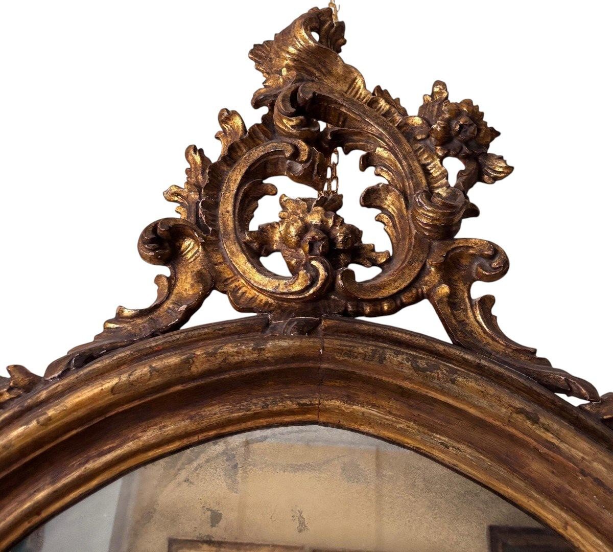 Louis XV Style Mirror, Sicily, Second Half Of The 18th Century-photo-3