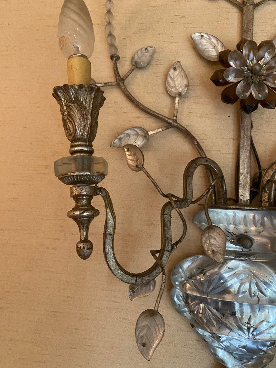 Large Louis XV Style 3-light Sconce-photo-2