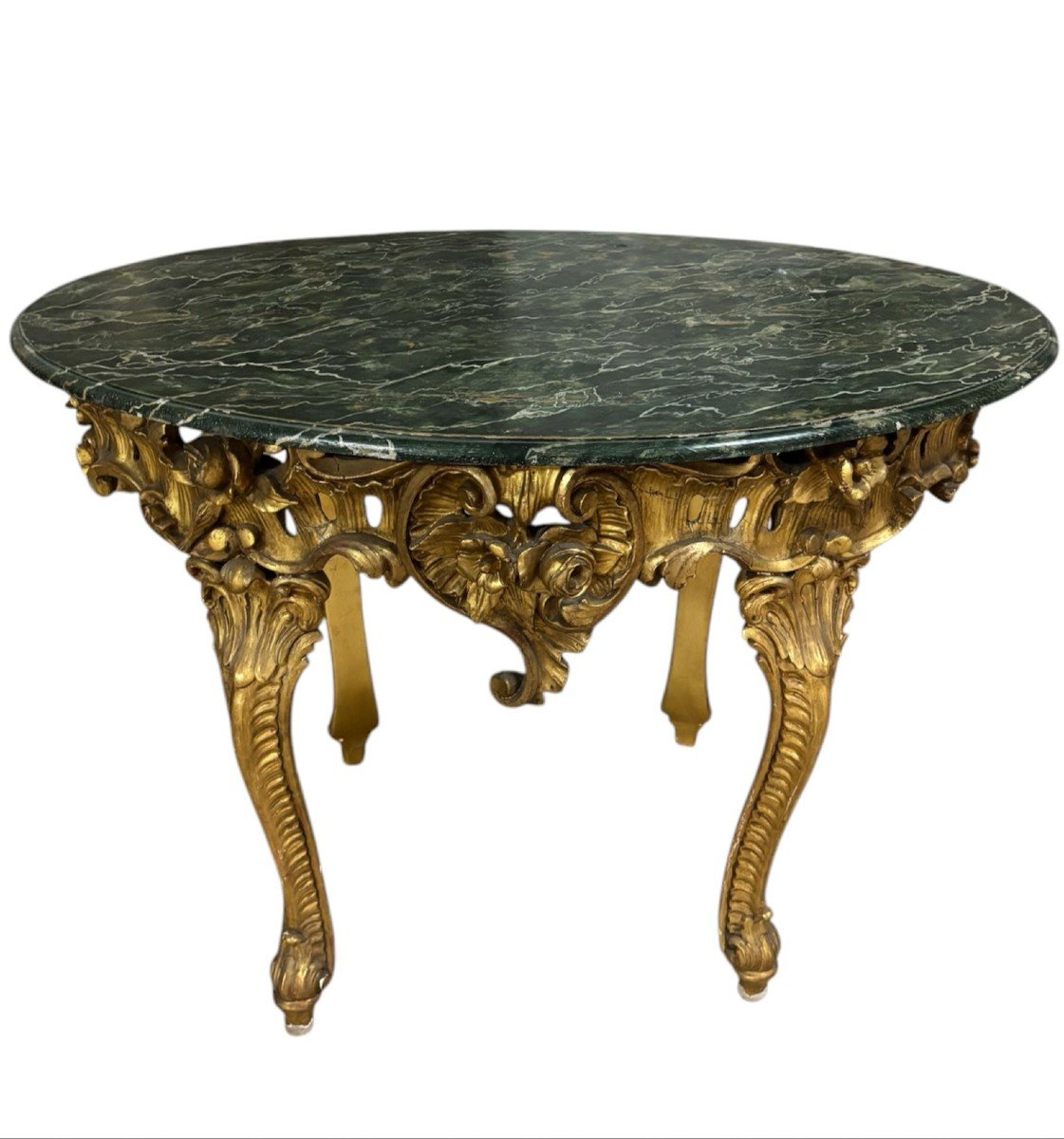 Louis XV Style Pure Gold Coffee Table