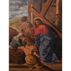 Large Painting Via Crucis.