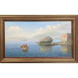 Palermo Marina, Signed Vincenzo Udine.