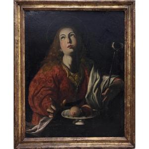 Martyre De Sainte Agathe, Peintre Méridionale Du XVIIe Siècle