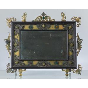 Roman Cabinetry Late 18th Century, Frame With Mirror