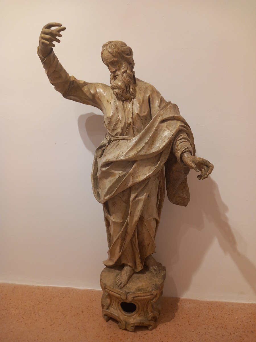 Paire De Statues En Bois, Fin XVIe Siècle, Venise   -photo-1