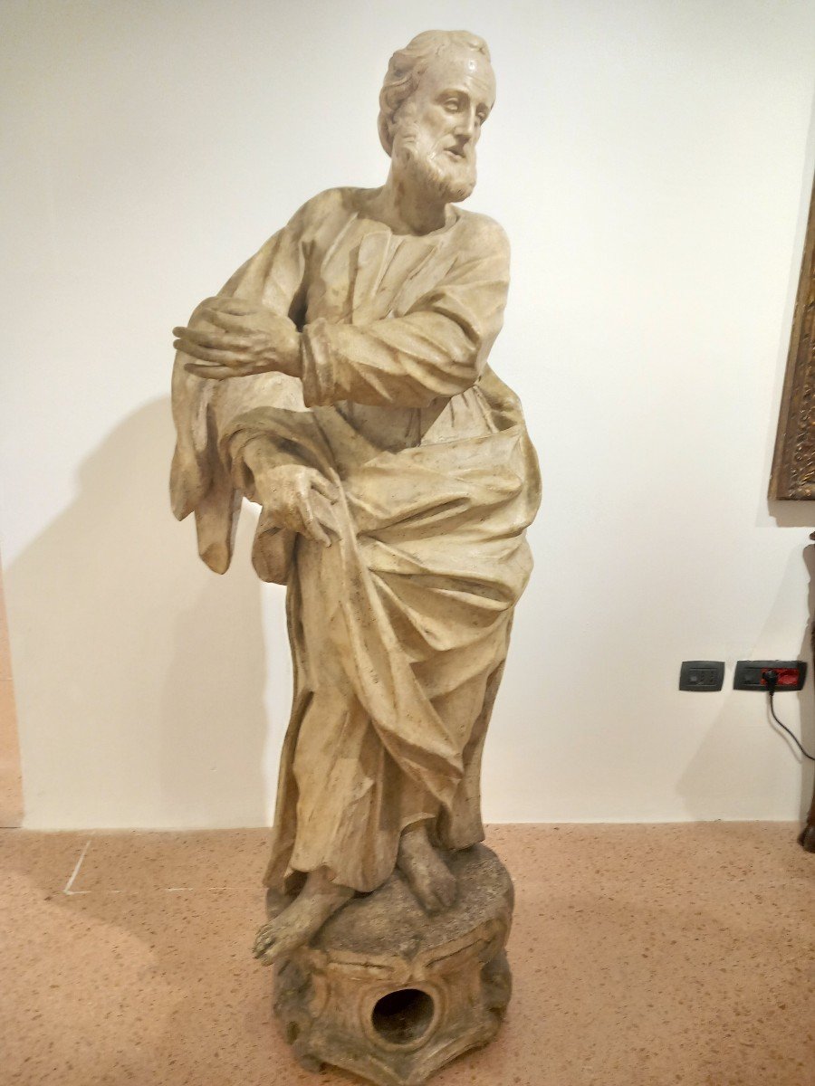 Paire De Statues En Bois, Fin XVIe Siècle, Venise   