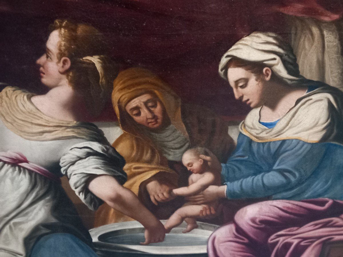 Painting - The Birth Of The Virgin, 17th Century-photo-4