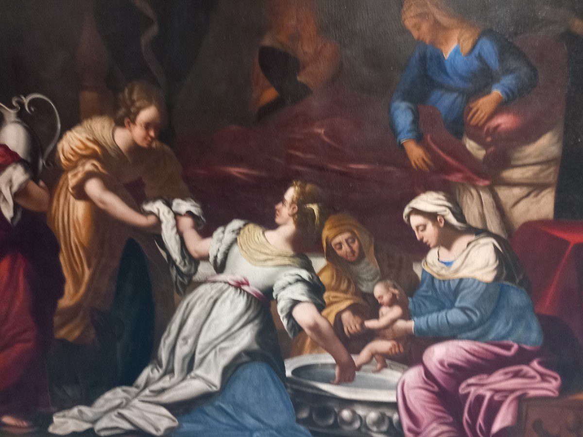 Painting - The Birth Of The Virgin, 17th Century-photo-4