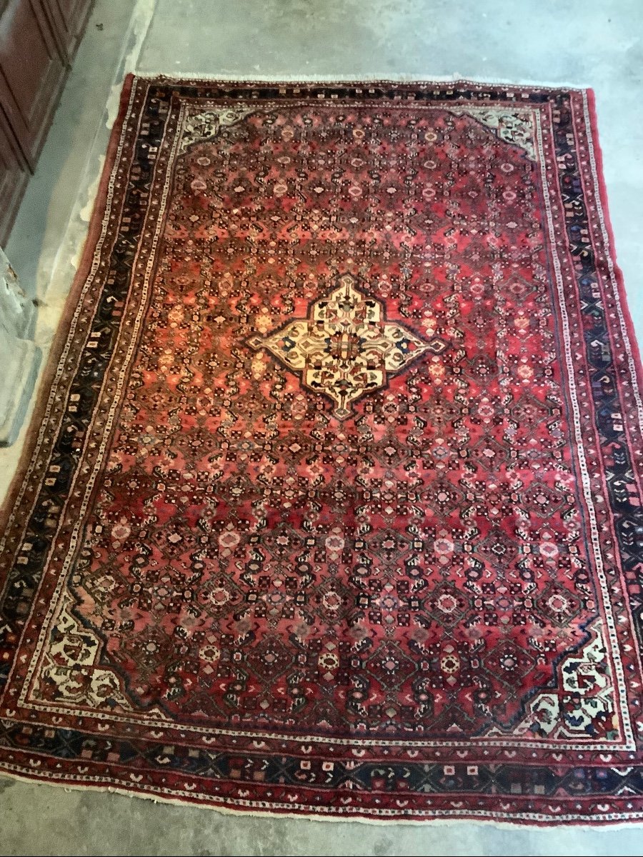 Hamedan Wool Carpet Early 20th Century