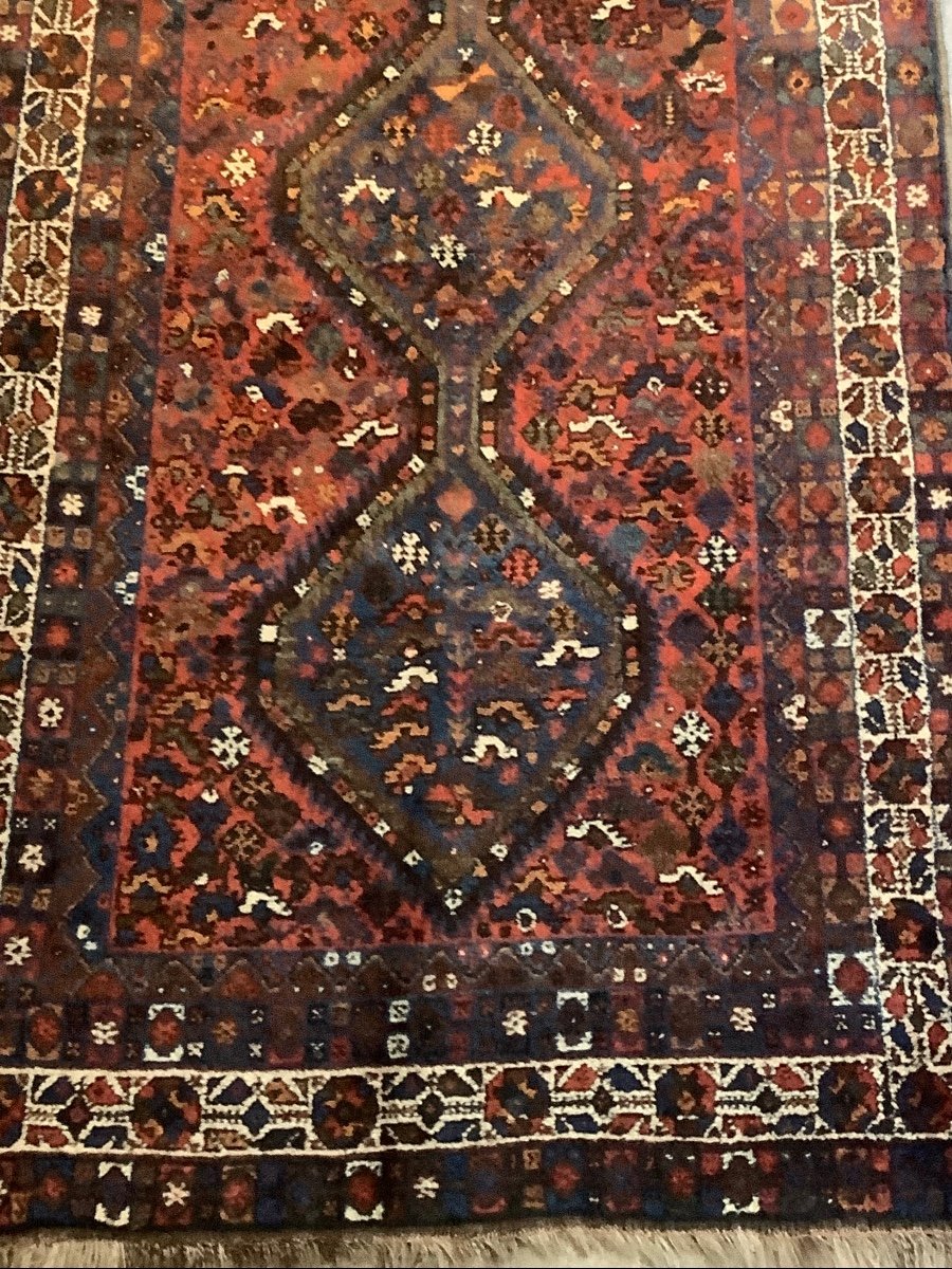 Wol Runner Carpet From Hamedan 20th Century-photo-2