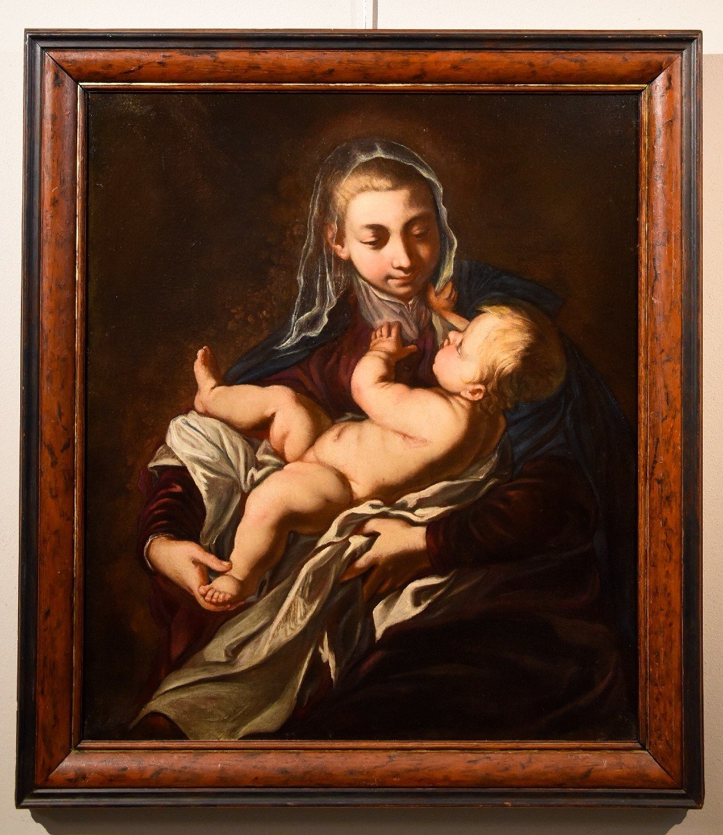 Alessandro Tiarini (bologne, 1577 - 1668), Vierge à l'Enfant