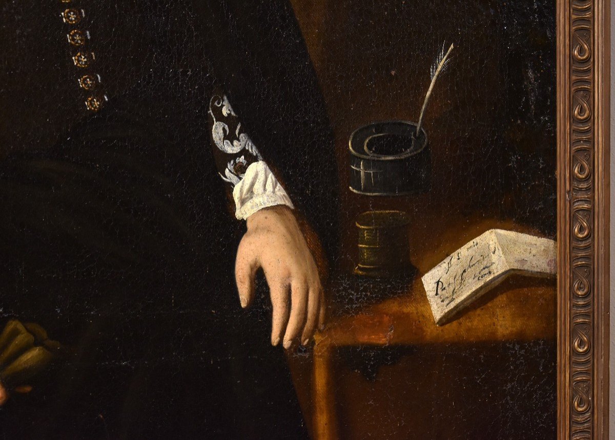 Full-length Portrait Of Giacomo Pesenti, Carlo Ceresa (bergamo 1609 - 1679) Attributable-photo-5
