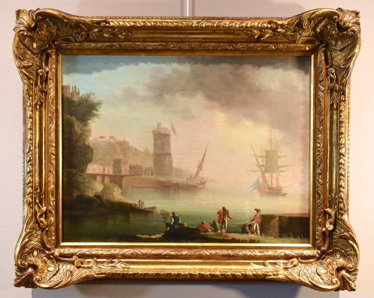 Vue De La Côte Méditerranéenne, Charles François De Marseille (Marseille 1700 - Berlin 1782)