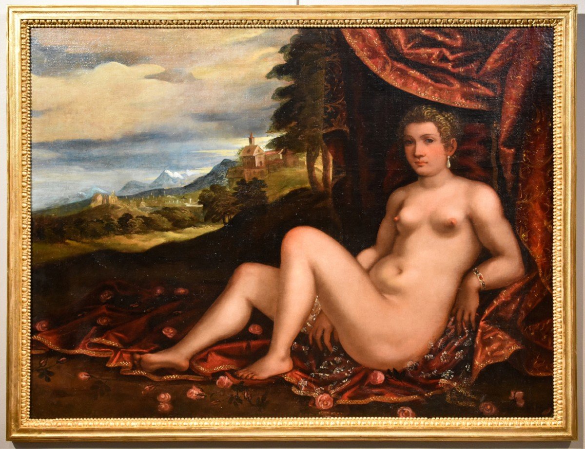 Vénus Couchée Dans Un Paysage, Pauwels Franck Dit Paolo Fiammingo (Anvers 1540 - Venise 1596)-photo-2