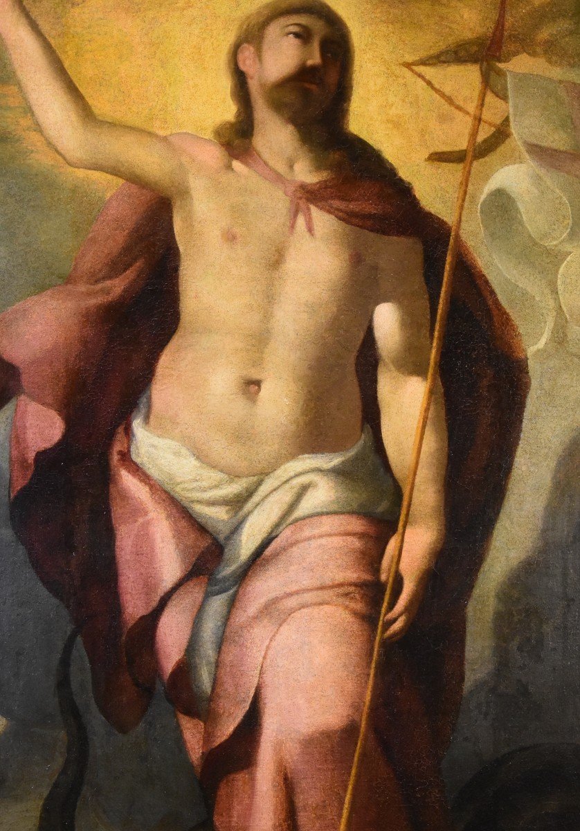 La résurrection du Christ, Suiveur de Tiziano Vecellio (Pieve di Cadore 1490 - Venise 1576) -photo-4