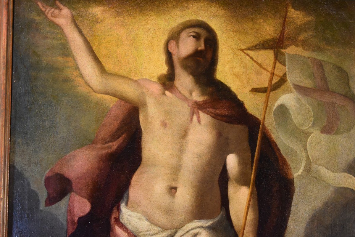 La résurrection du Christ, Suiveur de Tiziano Vecellio (Pieve di Cadore 1490 - Venise 1576) -photo-5