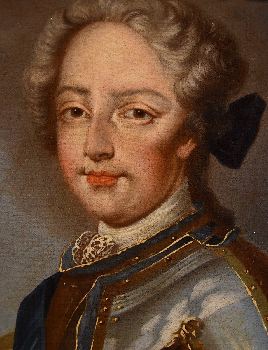 Le Roi Louis XV De France Avec La Reine Consort Maria Leszczyńska, Pierre Gobert (1662 -1744) -photo-2