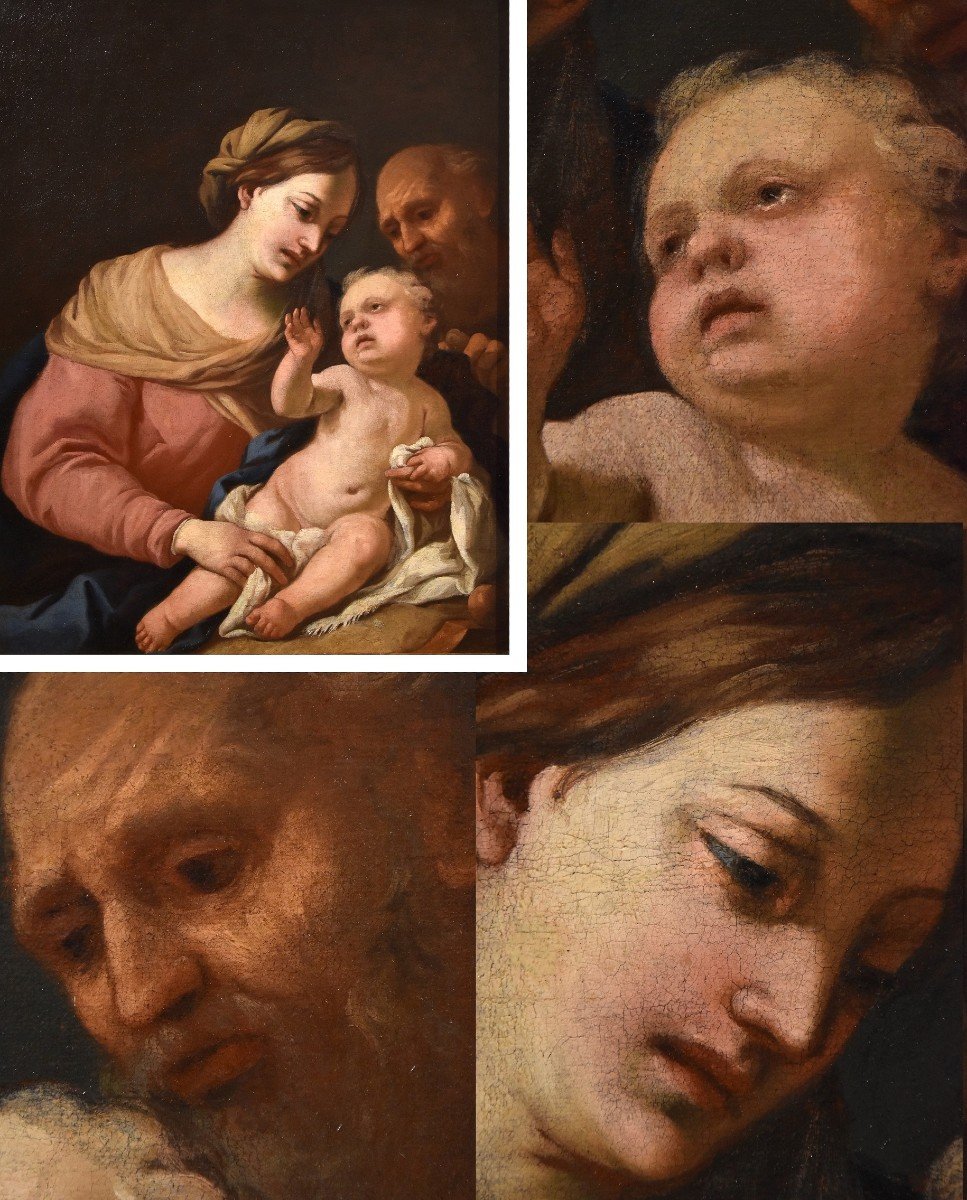  La Sainte Famille, Domenico Piola (gênes 1627-1703) Cercle De -photo-8