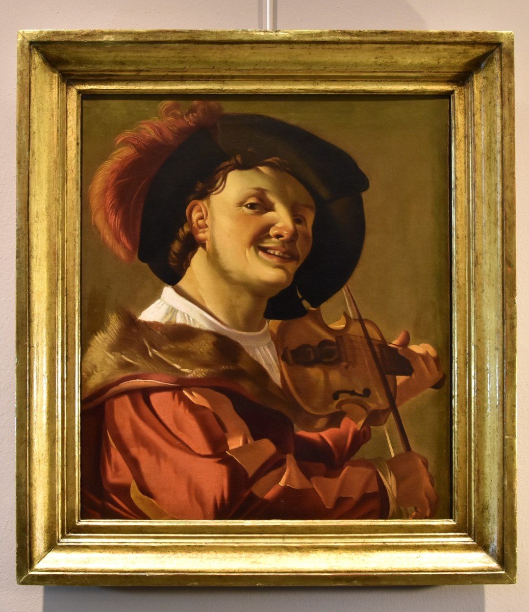 Violin Player, Hendrick Ter Brugghen (the Hague 1588-1629 Utrecht) Workshop