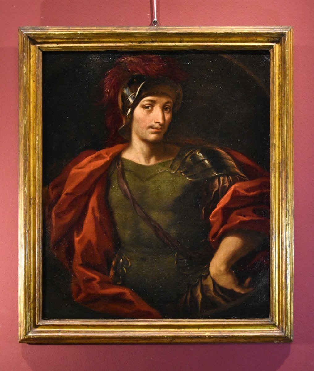 Portrait d'Un Homme En Armure, Peintre Lombard Du XVIIe Siècle