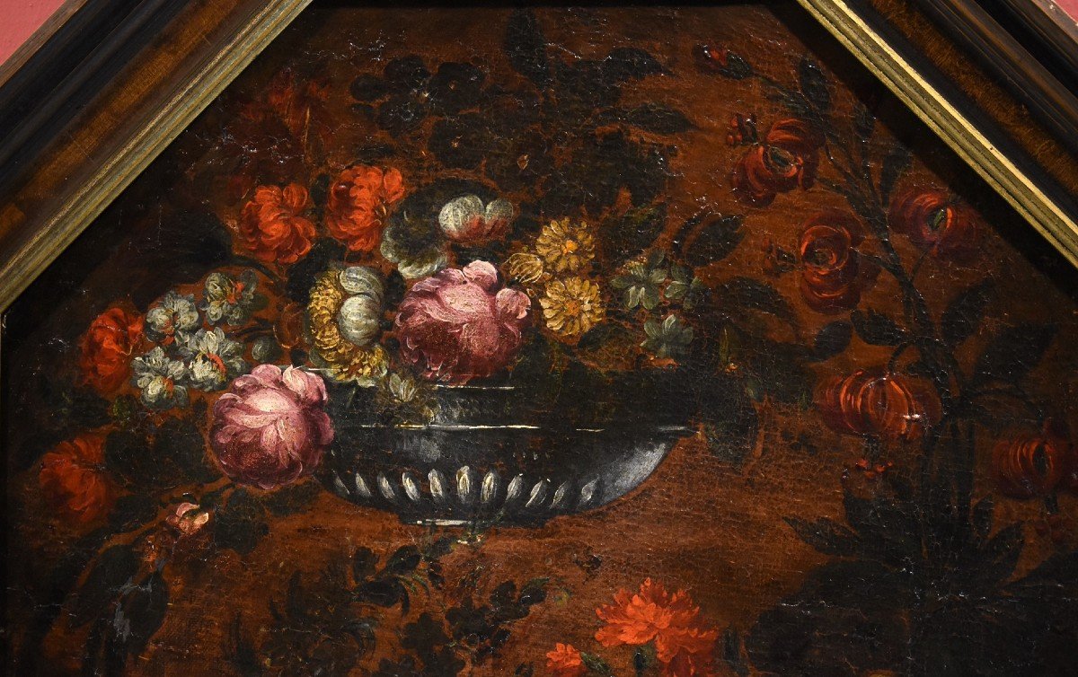 Floral Composition, Francesca Volò Smiller, Called Vincenzina (milan, 1657 - 1700) - Circle Of-photo-3