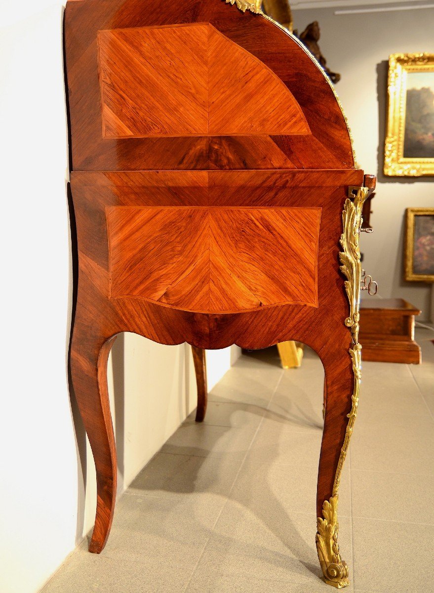 Louis XV Cylinder Sliding Desk - Paris, Circa 1750-photo-5