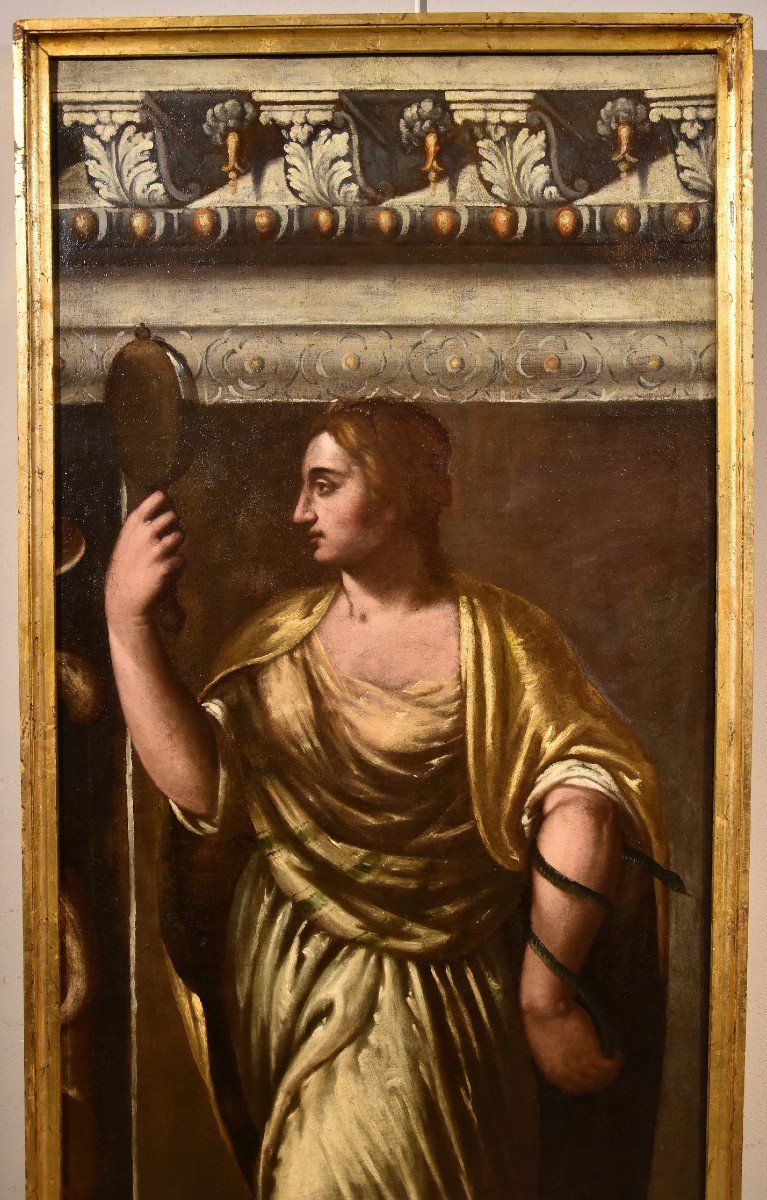 Allégorie De La Sagesse, Giacomo Stella (brescia 1545 - Rome 1630)  -photo-3